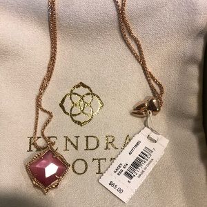 NWT rose gold and pink Kendra Scott kasey